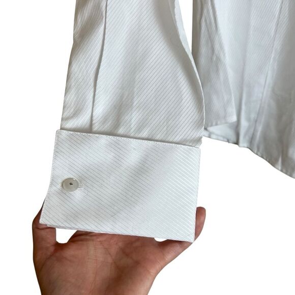 NWT! Talbots off white dress shirt. Size 4P - Picture 8 of 8